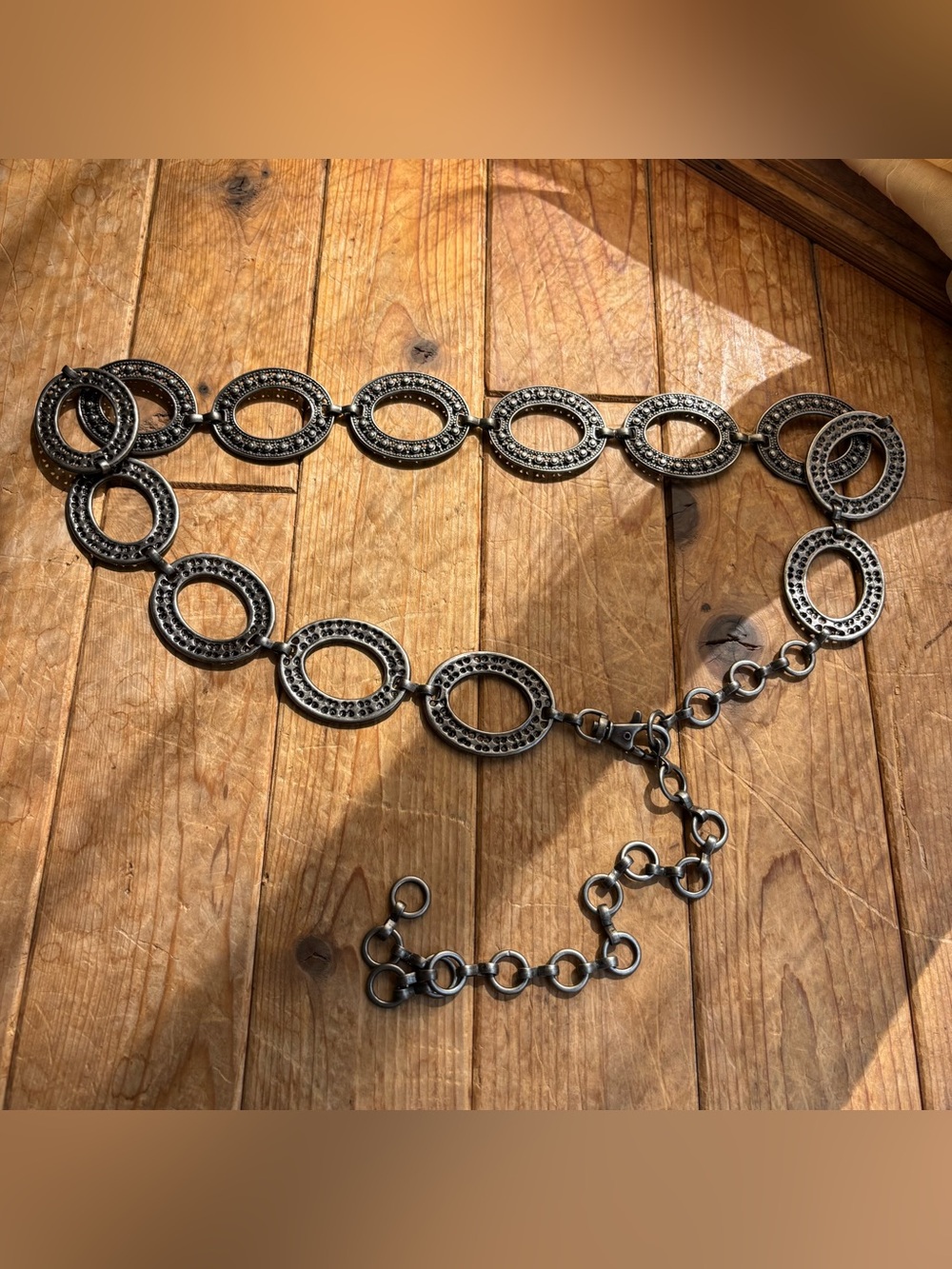 Oval Link Chain Belt